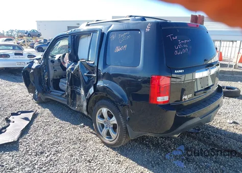 2013 Honda Pilot Ex-L z USA, uszkodzony, nr VIN 5FNYF4H58DB066019